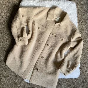 Joie Sherpa Teddybear Jacket Shacket